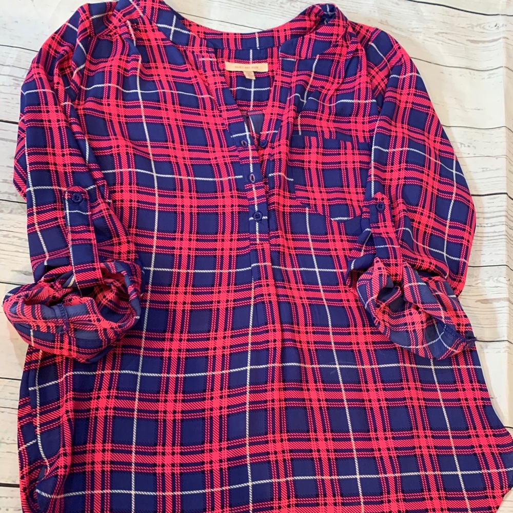 Skies are Blue blouse